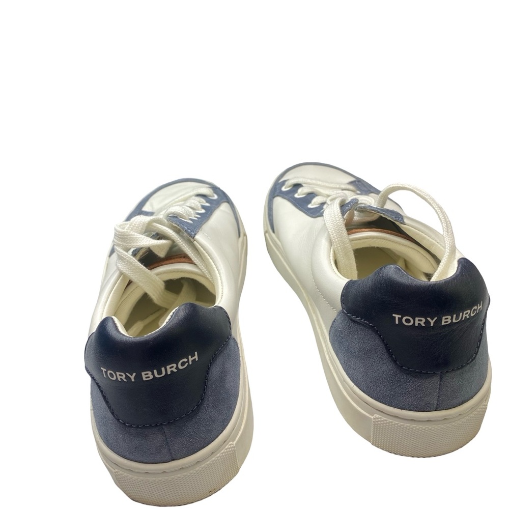 Tory Burch Women's Blue and White Sneakers - Picture 5 of 11